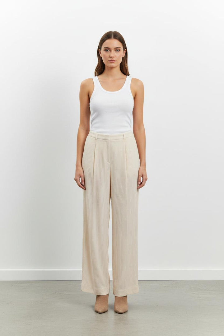 Pantalon Large Beige - Taille L/40 de la marque Bérénice | PARAD63570 - Vendu par Paradigme - Image 1