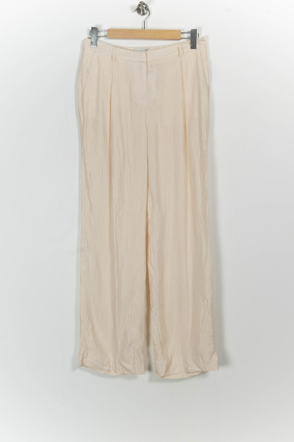 Pantalon Large Beige - Taille L/40 de la marque Bérénice | PARAD63570 - Vendu par Paradigme - Image 2
