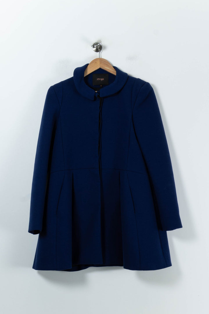 Manteau Bleu - Taille S/36 de la marque Maje | PARAD63582 - Vendu par Paradigme - Image 2