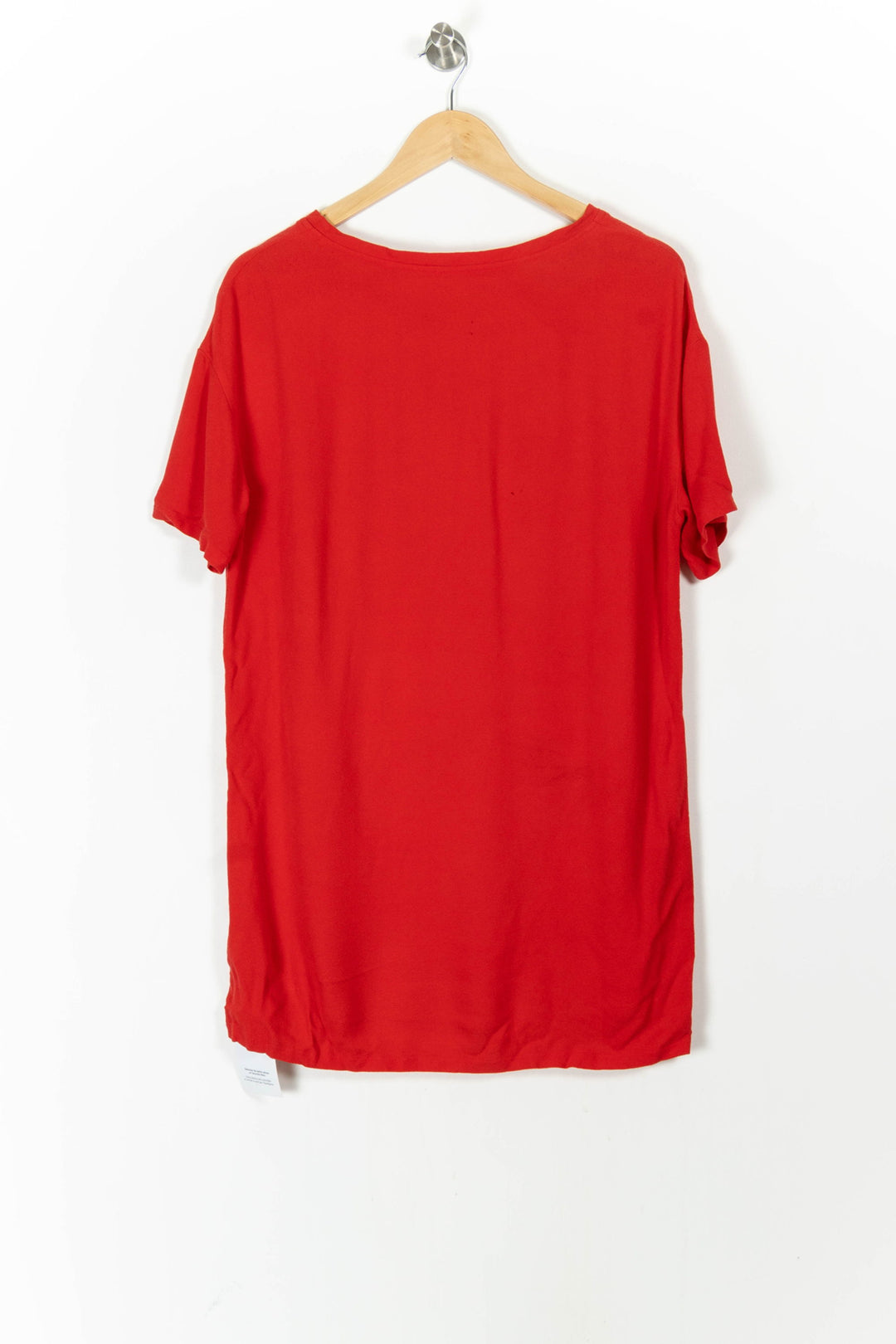 Robe T-shirt Rouge - Taille S/36 de la marque American Vintage | PARAD63602 - Vendu par Paradigme - Image 4