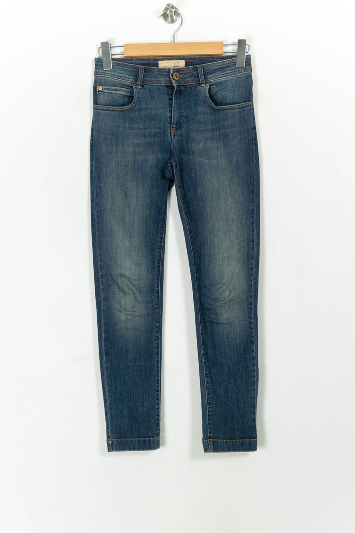 Jean Slim Bleu - Taille XS/34 de la marque Sessùn | PARAD63626 - Vendu par Paradigme - Image 2