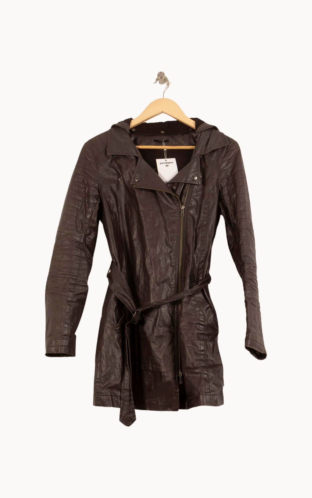 Trench Gris - Taille XS/34 de la marque IKKS | PARAD63627 - Vendu par Paradigme - Image 2