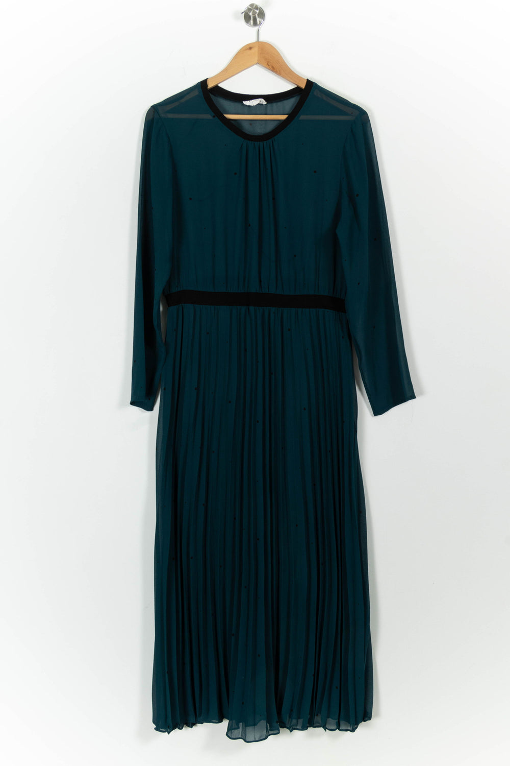 Robe Plissée Verte - Taille XXL/44 de la marque Maison 123 | PARAD63638 - Vendu par Paradigme - Image 2