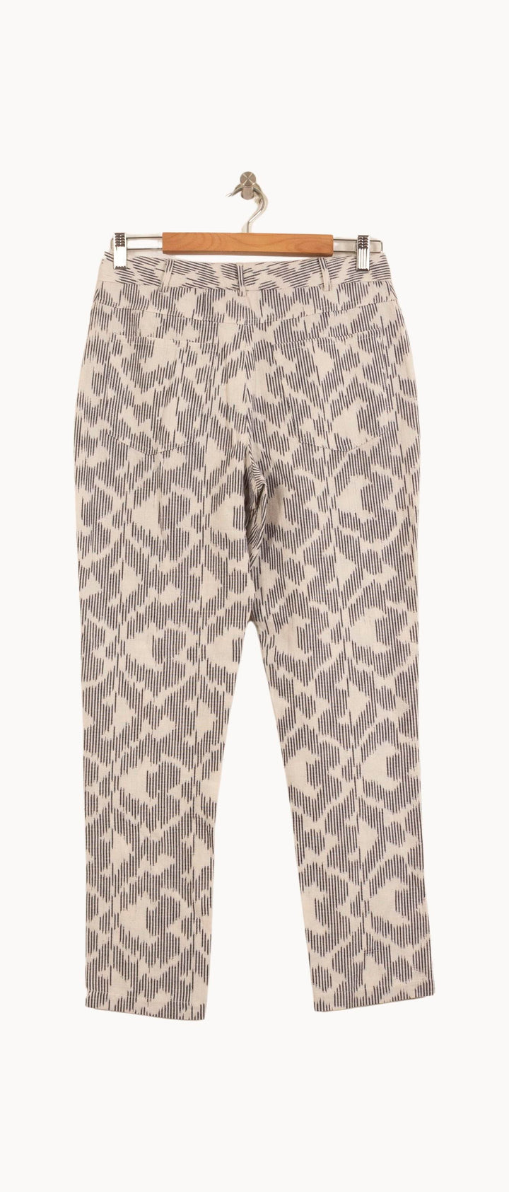 Pantalon Blanc et Gris - Taille M/38 de la marque Bérénice | PARAD63654 - Vendu par Paradigme - Image 4
