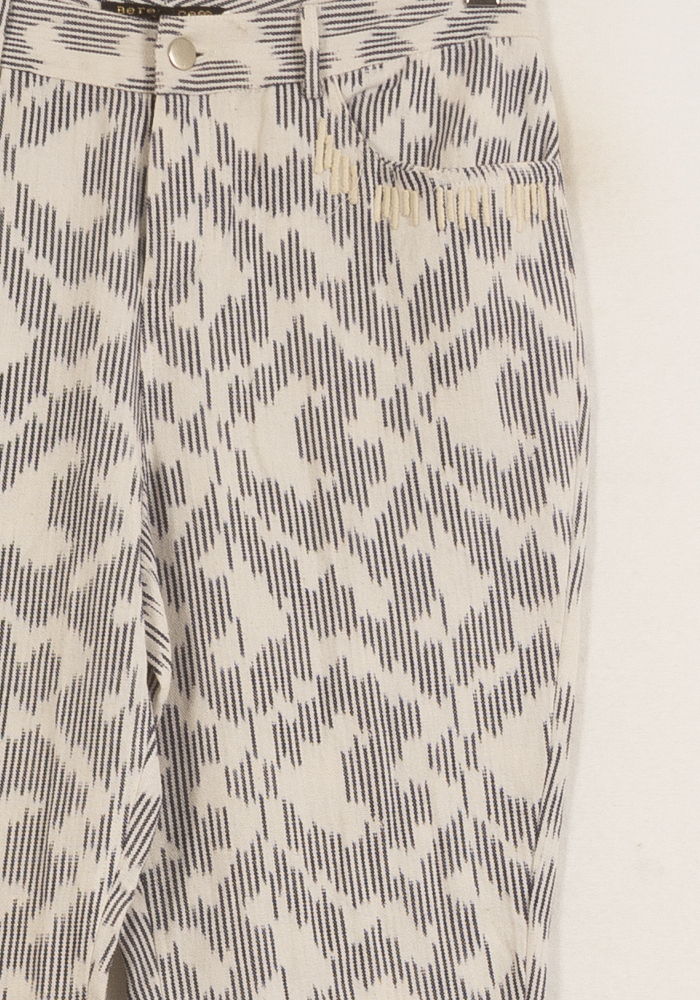 Pantalon Blanc et Gris - Taille M/38 de la marque Bérénice | PARAD63654 - Vendu par Paradigme - Image 3