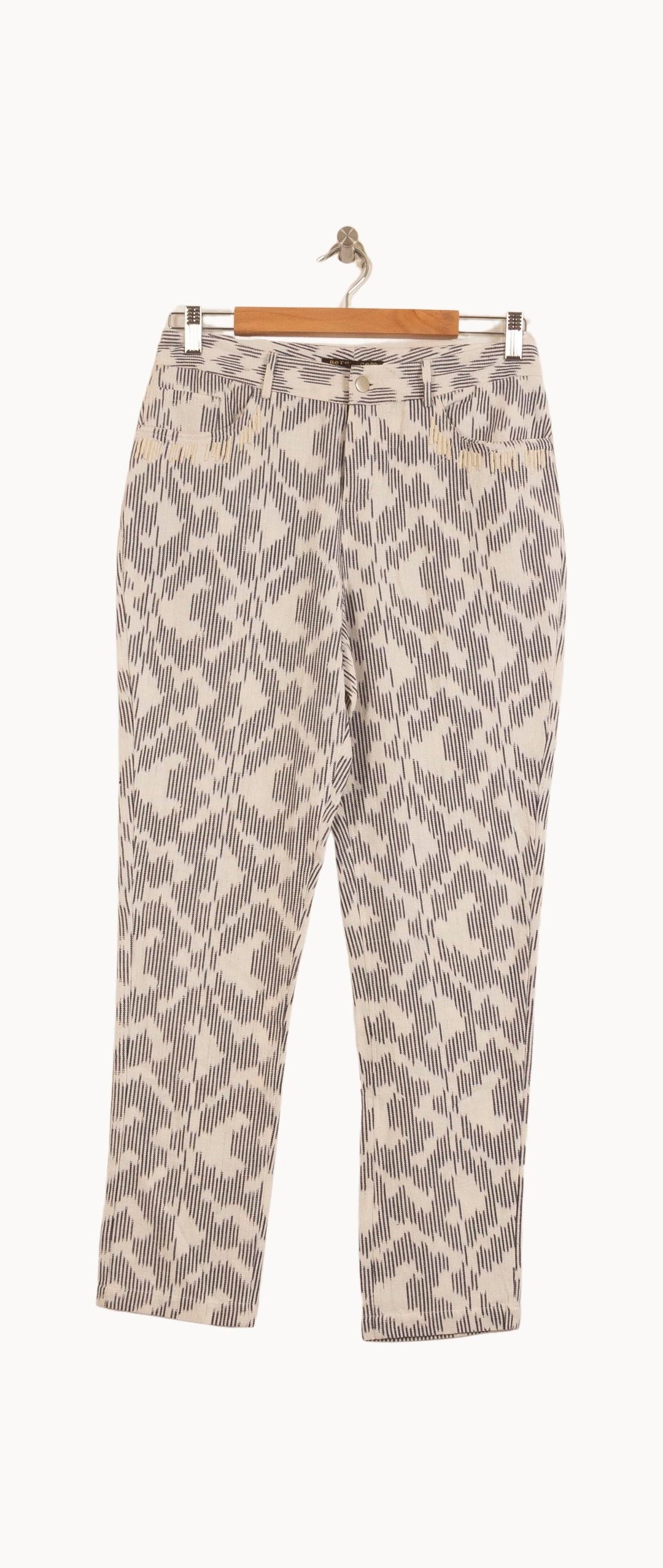 Pantalon Blanc et Gris - Taille M/38 de la marque Bérénice | PARAD63654 - Vendu par Paradigme - Image 2