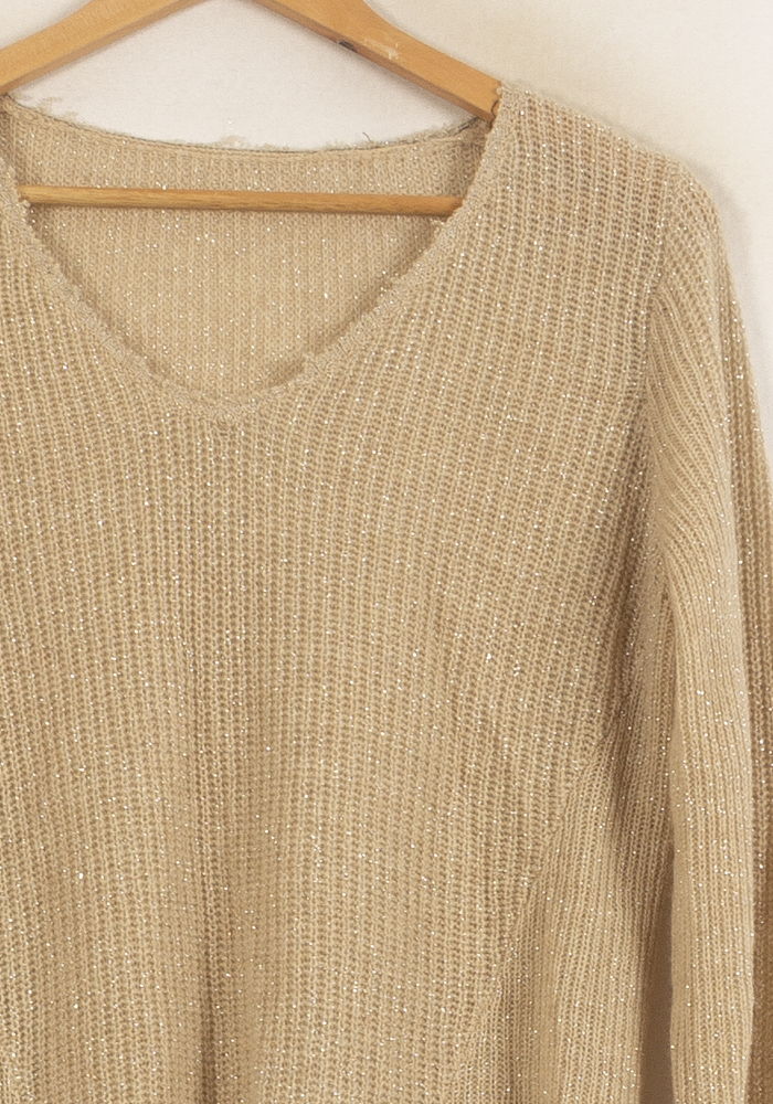 Pull Beige - Taille S/36 de la marque Bérénice | PARAD63660 - Vendu par Paradigme - Image 3