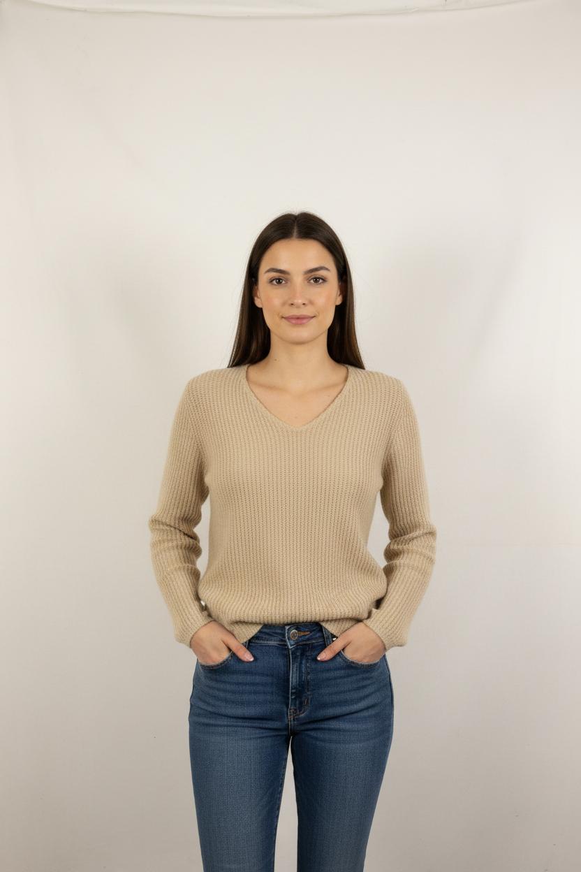 Pull Beige - Taille S/36