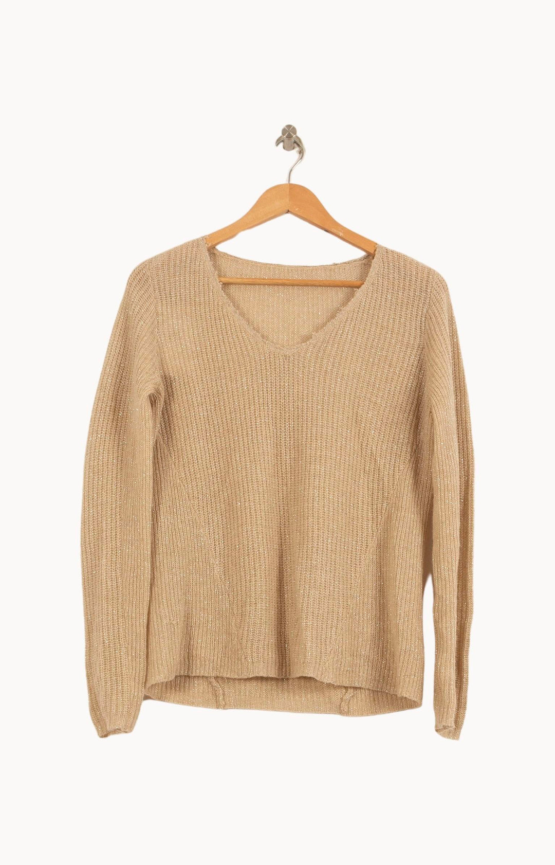 Pull Beige - Taille S/36 de la marque Bérénice | PARAD63660 - Vendu par Paradigme - Image 2