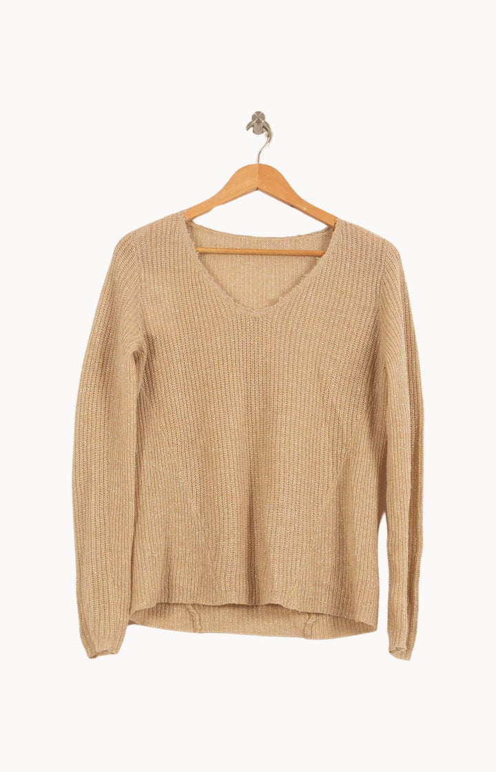 Pull Beige - Taille S/36 de la marque Bérénice | PARAD63660 - Vendu par Paradigme - Image 2