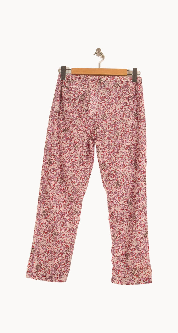 Pantalon Fleuri Rose et Blanc - Taille XXS/32 de la marque Bérénice | PARAD63667 - Vendu par Paradigme - Image 4