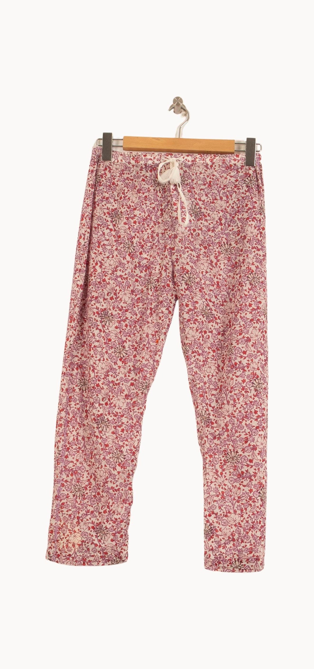 Pantalon Fleuri Rose et Blanc - Taille XXS/32 de la marque Bérénice | PARAD63667 - Vendu par Paradigme - Image 2