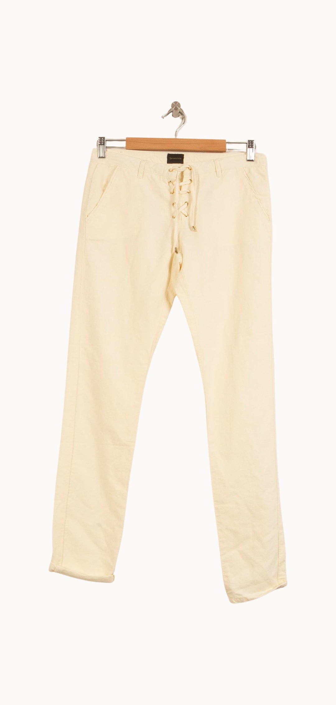 Pantalon Beige - Taille S/36 de la marque Bérénice | PARAD63669 - Vendu par Paradigme - Image 2
