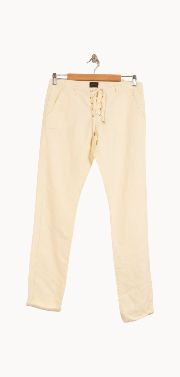 Pantalon Beige - Taille S/36 de la marque Bérénice | PARAD63669 - Vendu par Paradigme - Image 2