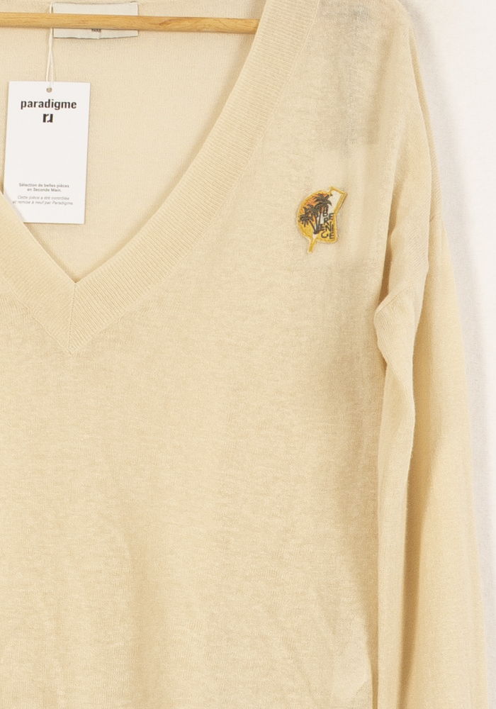 Pull Beige - Taille S/36 de la marque Bérénice | PARAD63679 - Vendu par Paradigme - Image 3