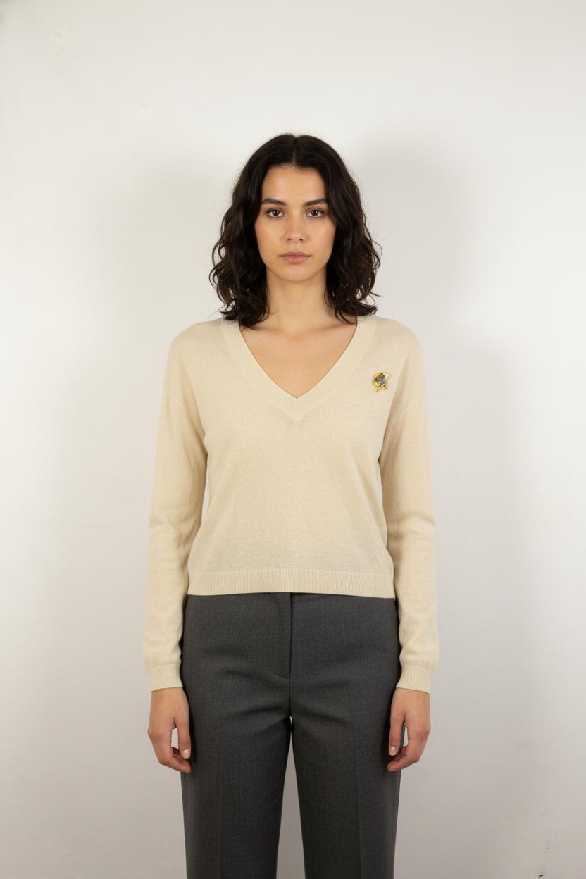 Pull Beige - Taille S/36