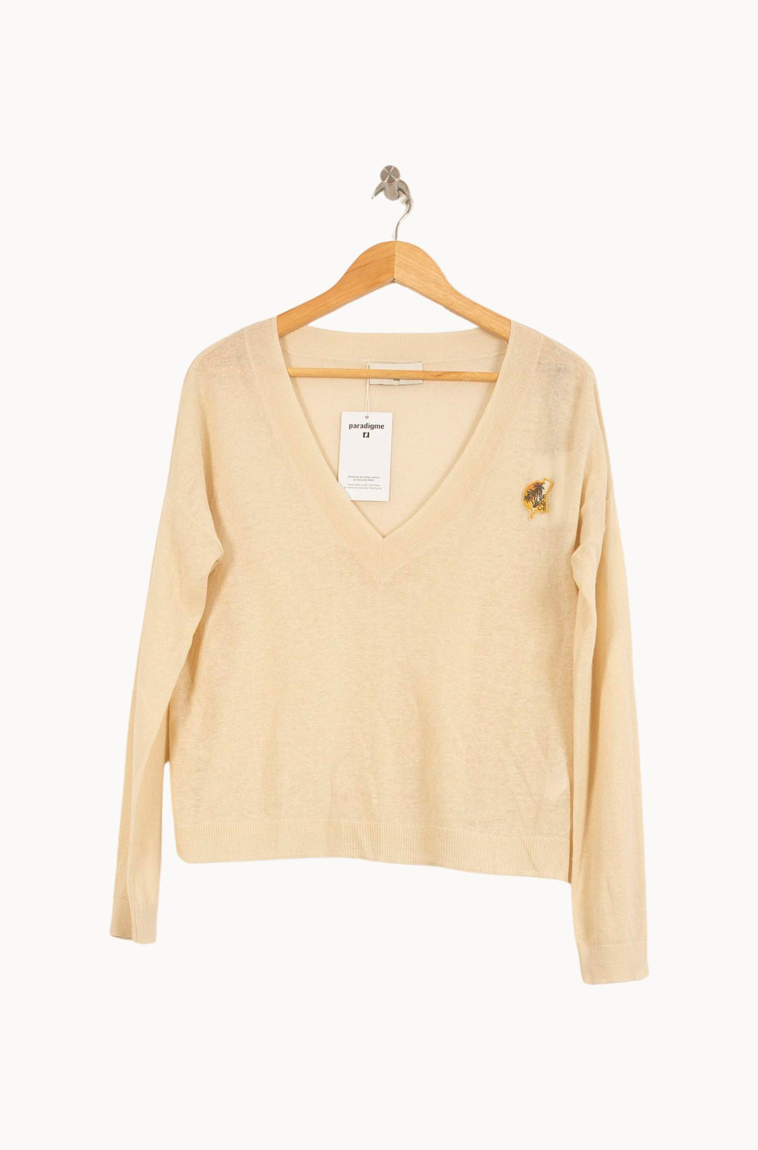 Pull Beige - Taille S/36 de la marque Bérénice | PARAD63679 - Vendu par Paradigme - Image 2