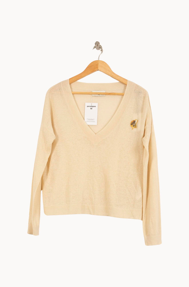 Pull Beige - Taille S/36 de la marque Bérénice | PARAD63679 - Vendu par Paradigme - Image 2