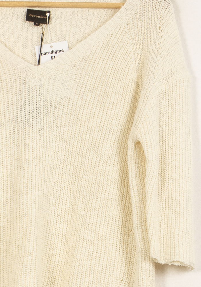 Pull Blanc - Taille S/36 de la marque Bérénice | PARAD63680 - Vendu par Paradigme - Image 3