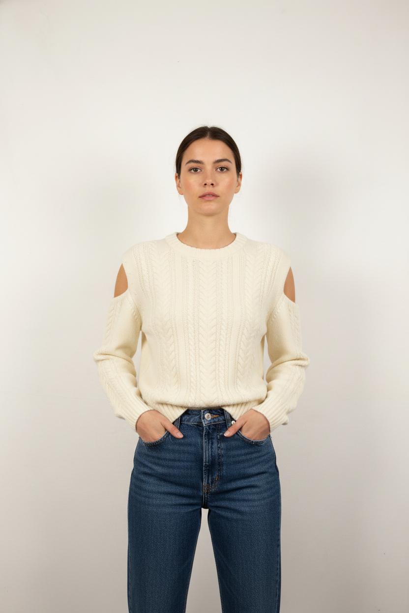 Pull Beige - Taille S/36