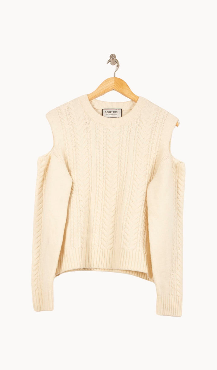 Pull Beige - Taille S/36 de la marque Bérénice | PARAD63684 - Vendu par Paradigme - Image 2