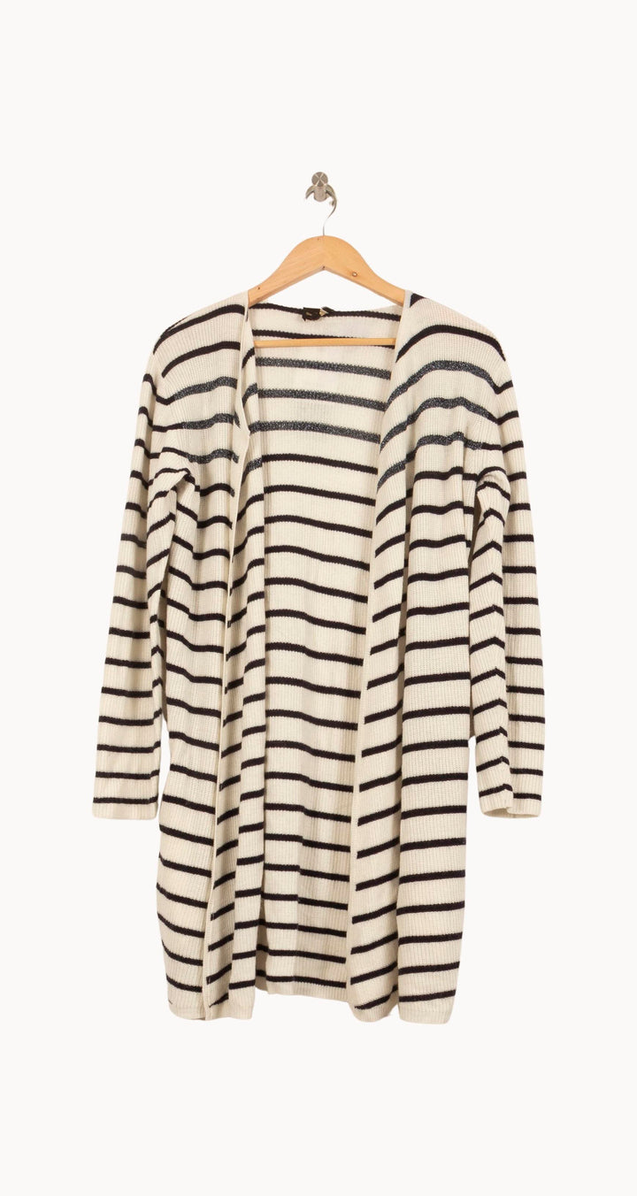 Cardigan Blanc et Noir - Taille S/36 de la marque Bérénice | PARAD63686 - Vendu par Paradigme - Image 2