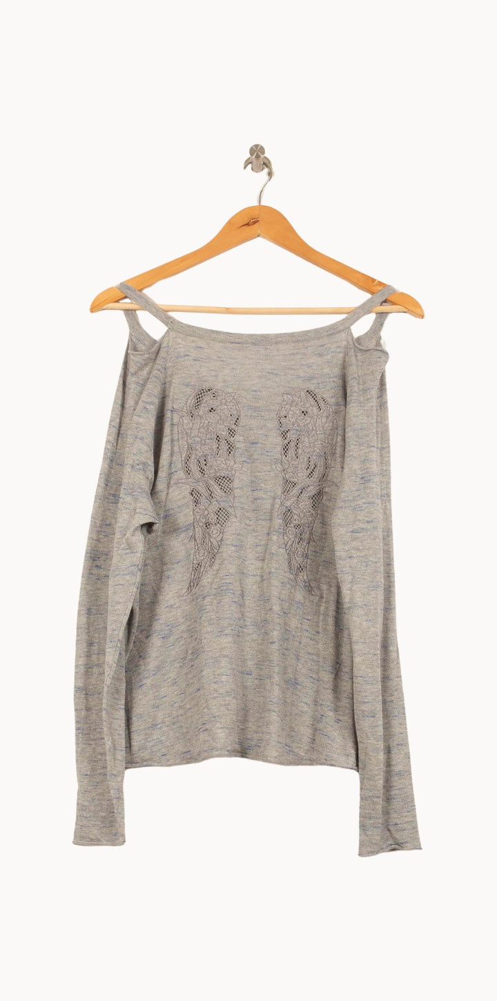 Pull Gris - Taille S/36 de la marque Bérénice | PARAD63695 - Vendu par Paradigme - Image 4