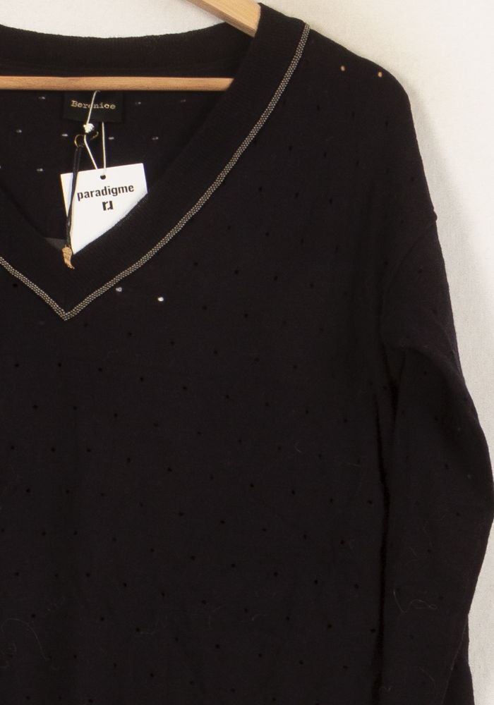 Pull Noir - Taille S/36 de la marque Bérénice | PARAD63697 - Vendu par Paradigme - Image 3