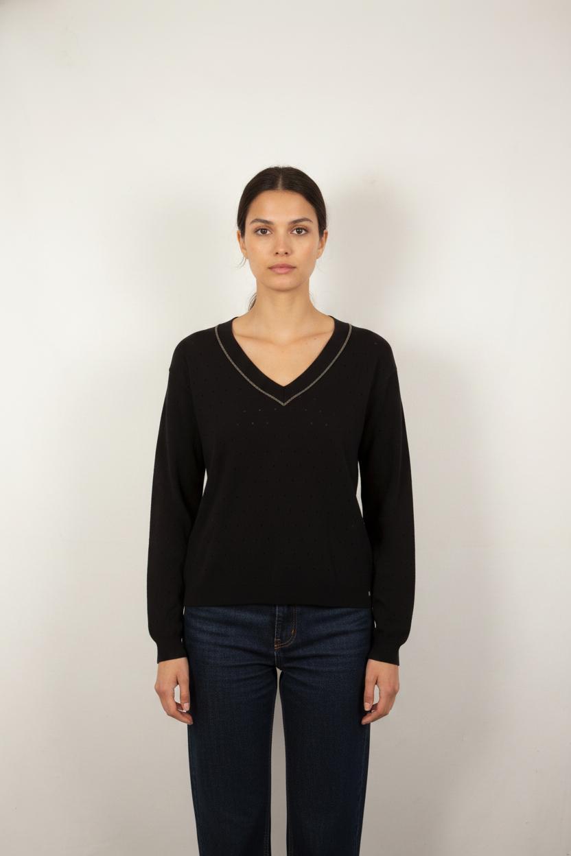 Pull Noir - Taille S/36