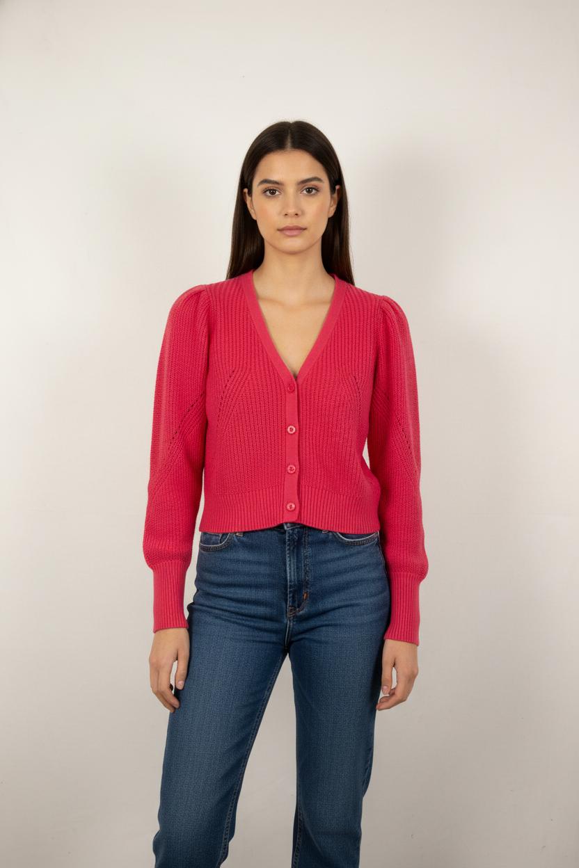 Cardigan Rouge - Taille S/36