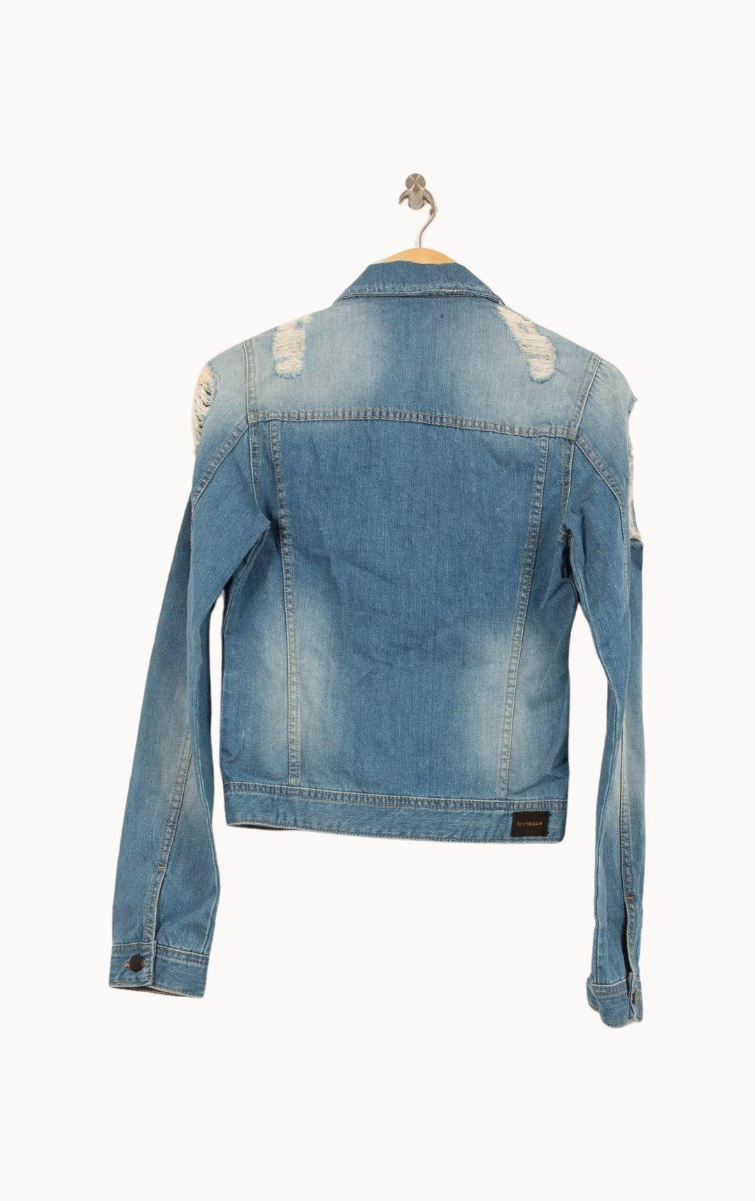 Veste en Jean Bleue - Taille M/38 de la marque Bérénice | PARAD63701 - Vendu par Paradigme - Image 4