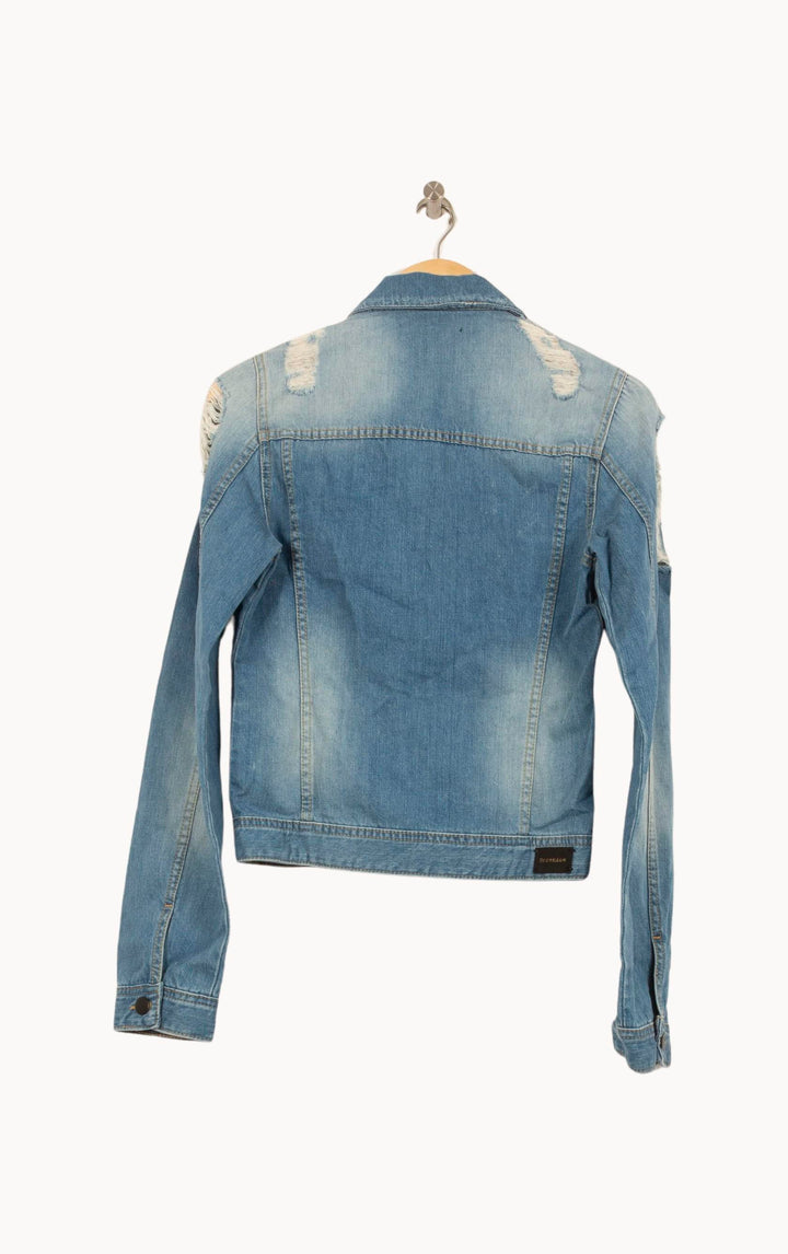 Veste en Jean Bleue - Taille M/38 de la marque Bérénice | PARAD63701 - Vendu par Paradigme - Image 4