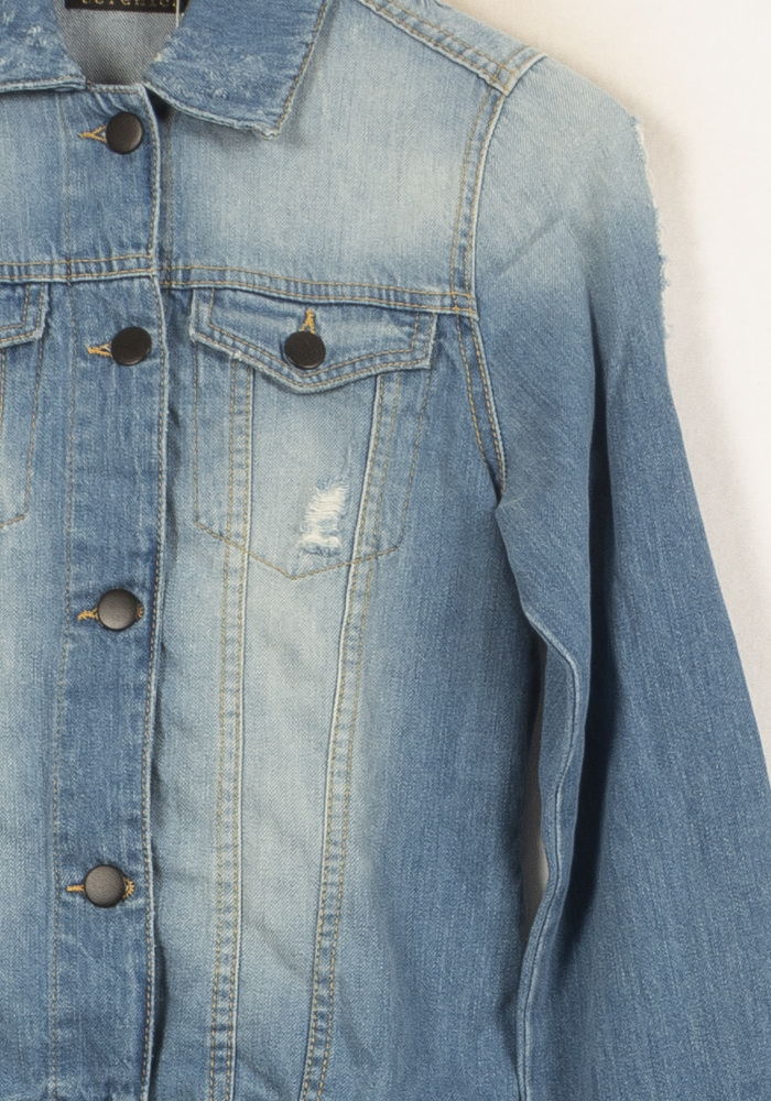 Veste en Jean Bleue - Taille M/38 de la marque Bérénice | PARAD63701 - Vendu par Paradigme - Image 3