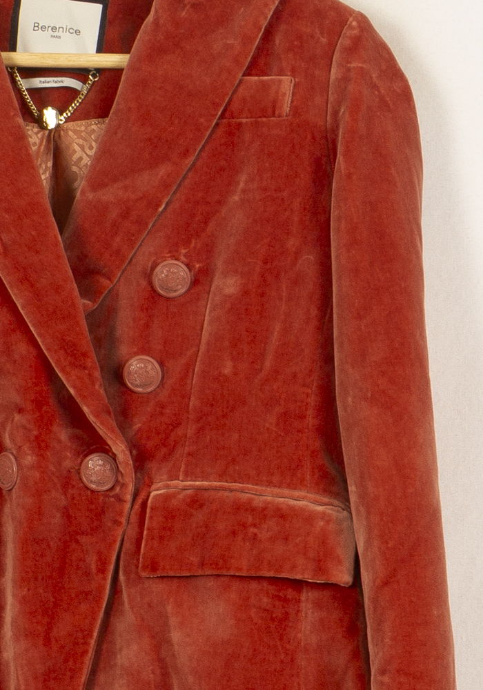 Veste Bordeaux - Taille XS/34 de la marque Bérénice | PARAD63703 - Vendu par Paradigme - Image 3