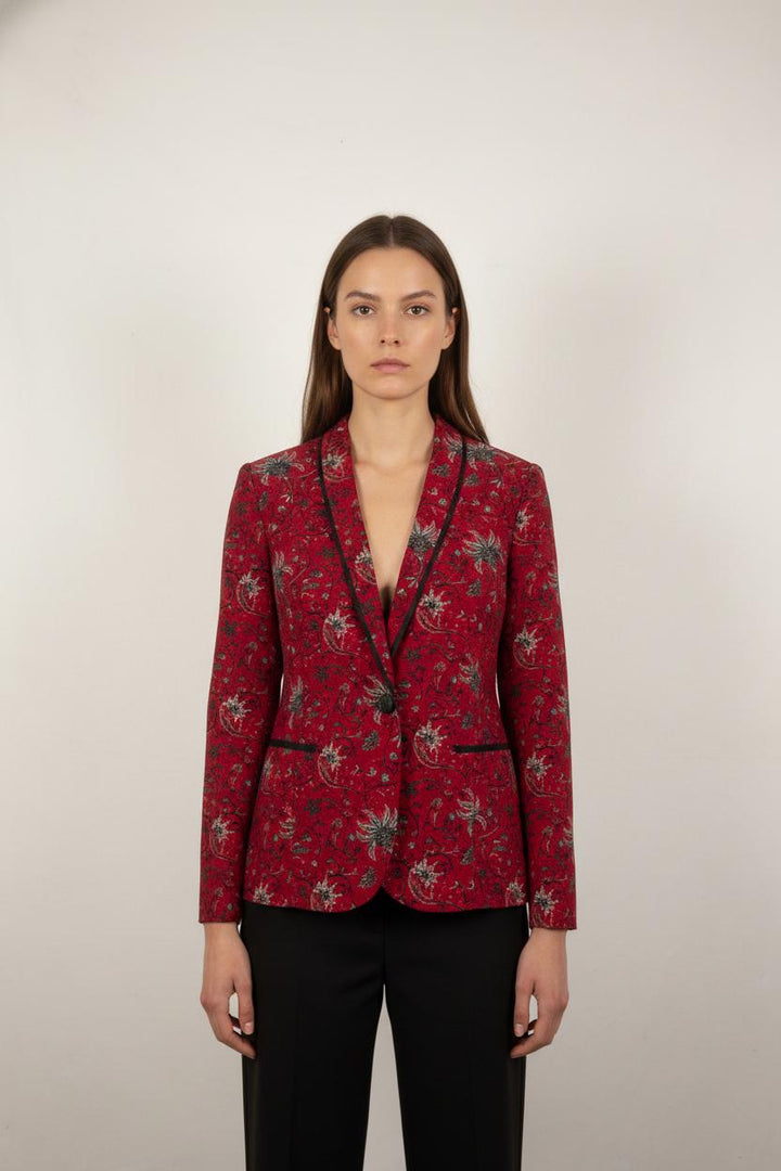 Blazer Rouge et Noir - Taille S/36