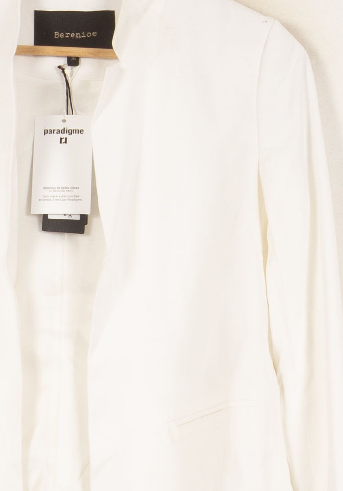 Blazer Blanc - Taille S/36 de la marque Bérénice | PARAD63712 - Vendu par Paradigme - Image 3