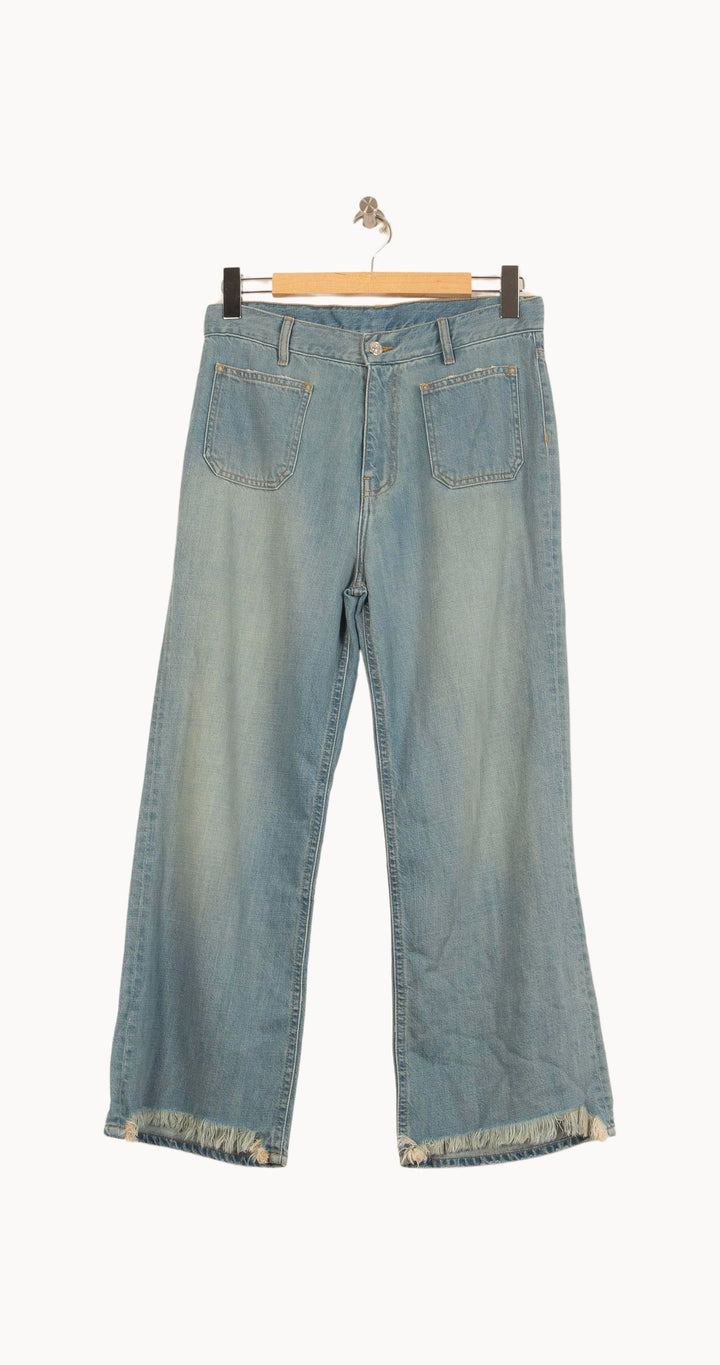 Jean Large Bleu - Taille M/38 de la marque Bérénice | PARAD63713 - Vendu par Paradigme - Image 2