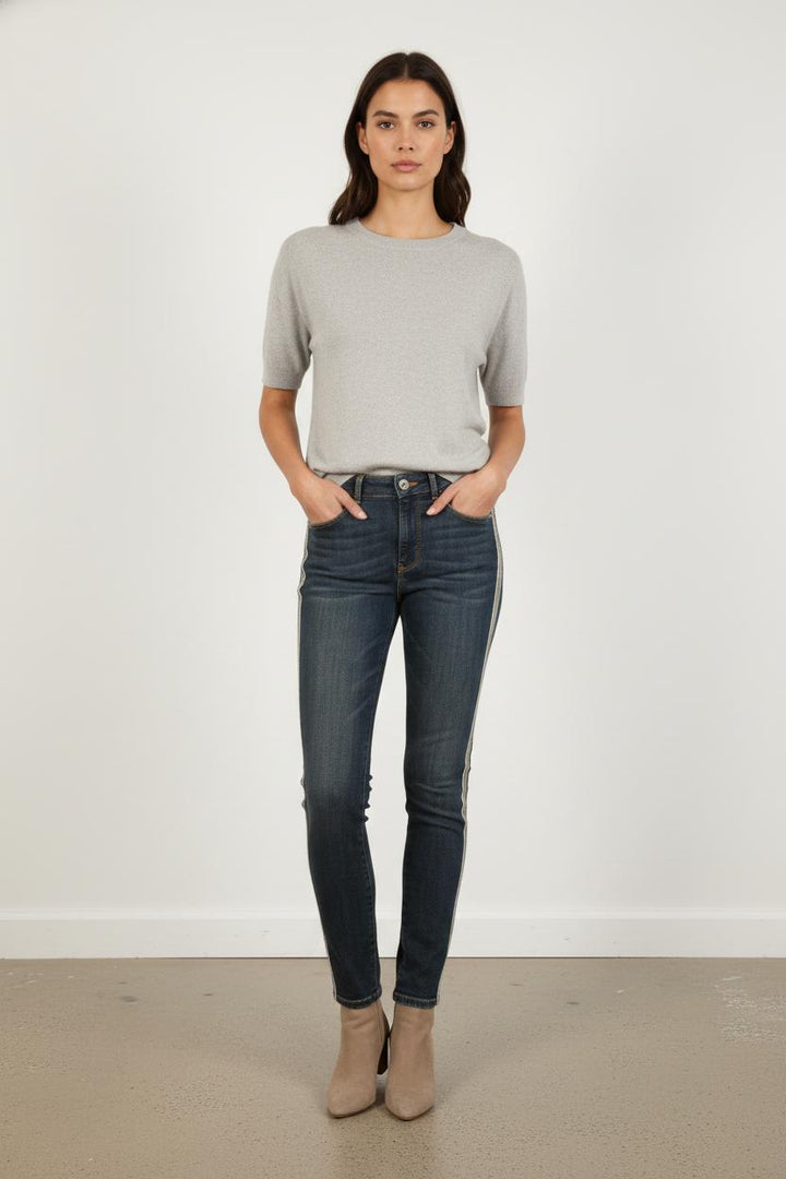 Jean Bleu et Beige - Taille S/36