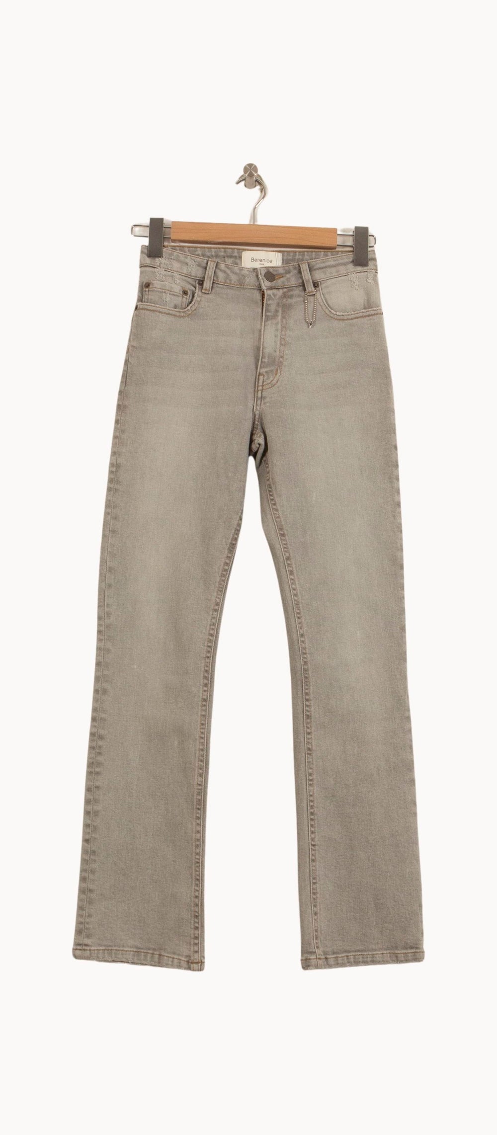 Jean Gris - Taille S/36 de la marque Bérénice | PARAD63722 - Vendu par Paradigme - Image 2