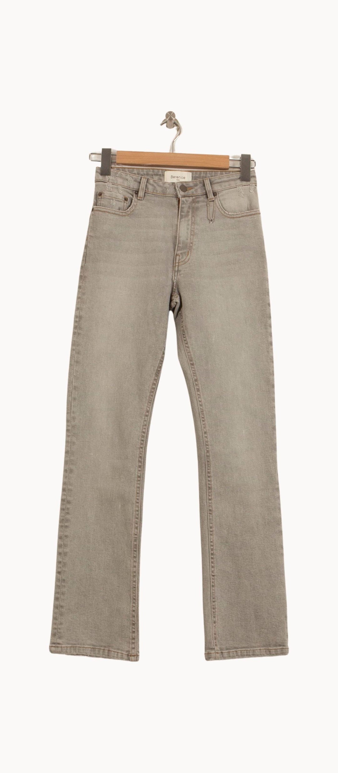 Jean Gris - Taille S/36 de la marque Bérénice | PARAD63722 - Vendu par Paradigme - Image 2