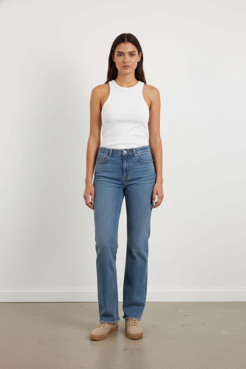 Jean Droit Bleu - Taille S/36