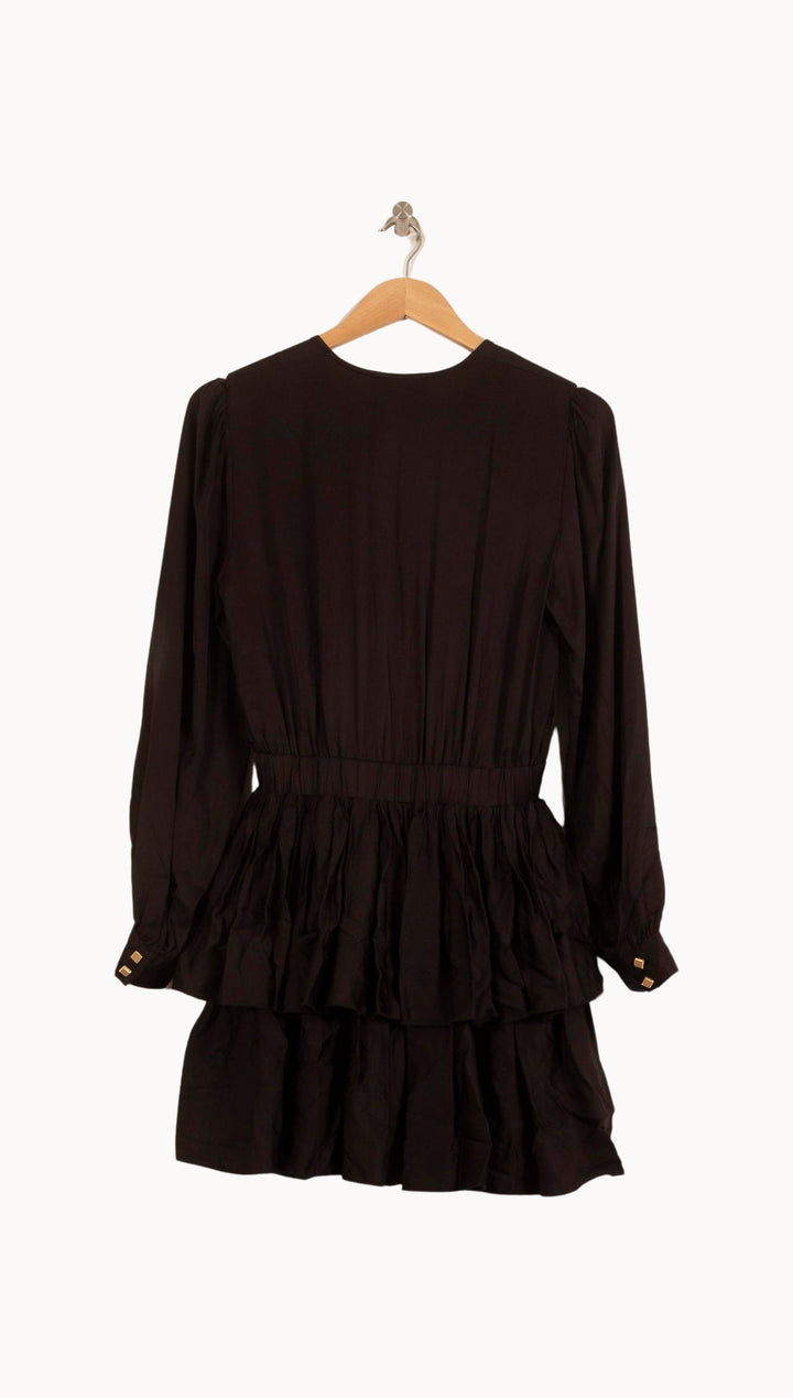 Robe Volantée Noire - Taille S/36 de la marque Bérénice | PARAD63726 - Vendu par Paradigme - Image 4