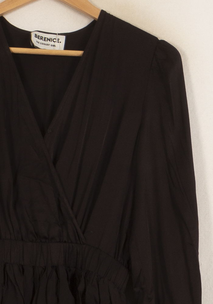 Robe Volantée Noire - Taille S/36 de la marque Bérénice | PARAD63726 - Vendu par Paradigme - Image 3