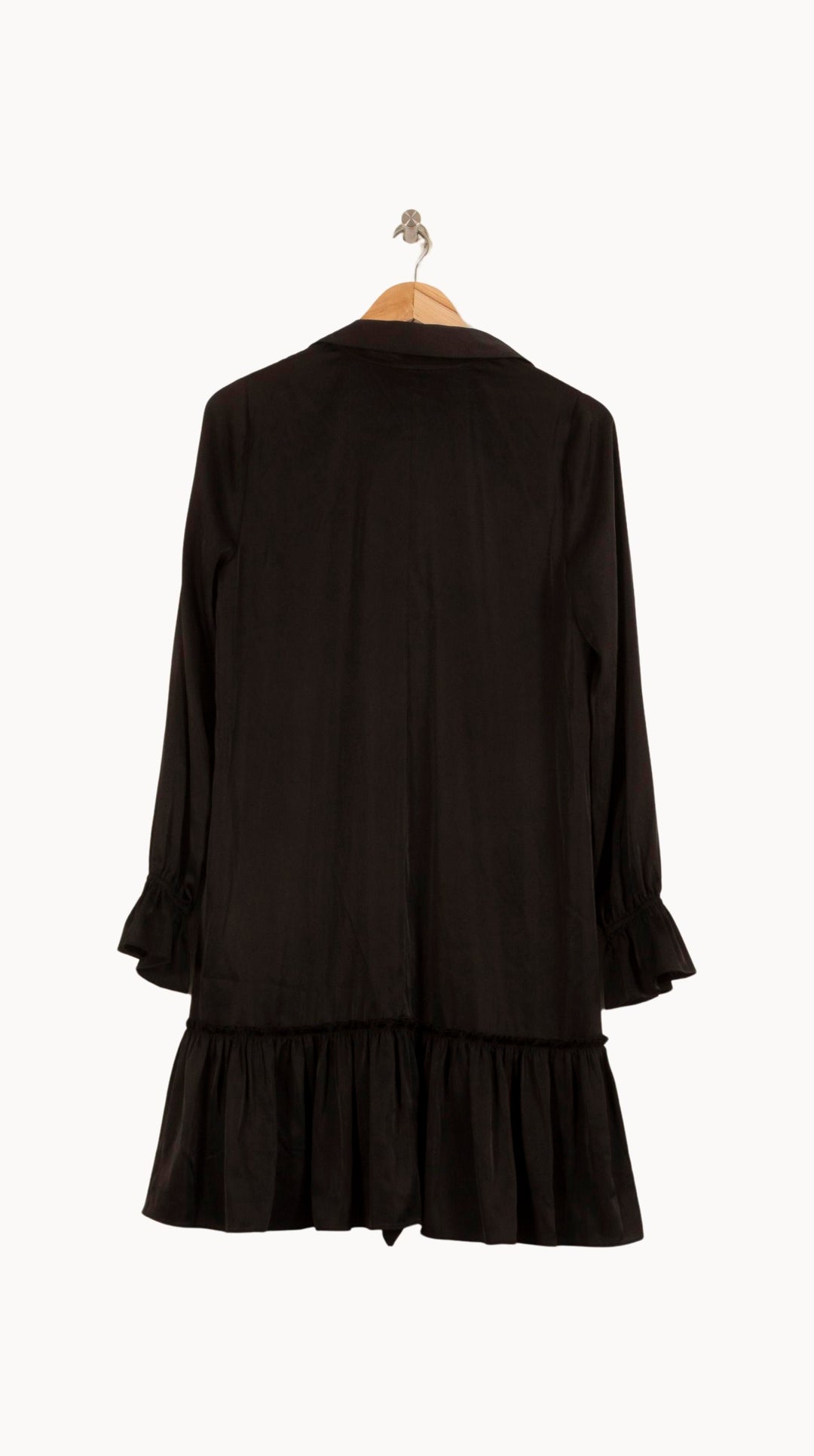 Robe Volantée Noire - Taille S/36 de la marque Bérénice | PARAD63734 - Vendu par Paradigme - Image 4