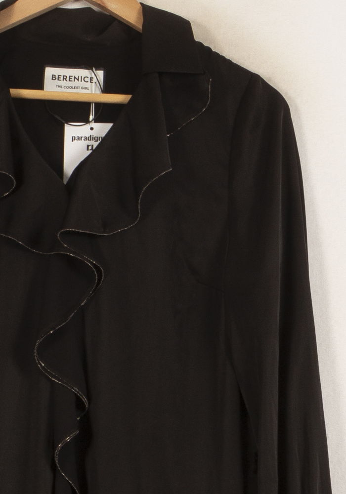 Robe Volantée Noire - Taille S/36 de la marque Bérénice | PARAD63734 - Vendu par Paradigme - Image 3