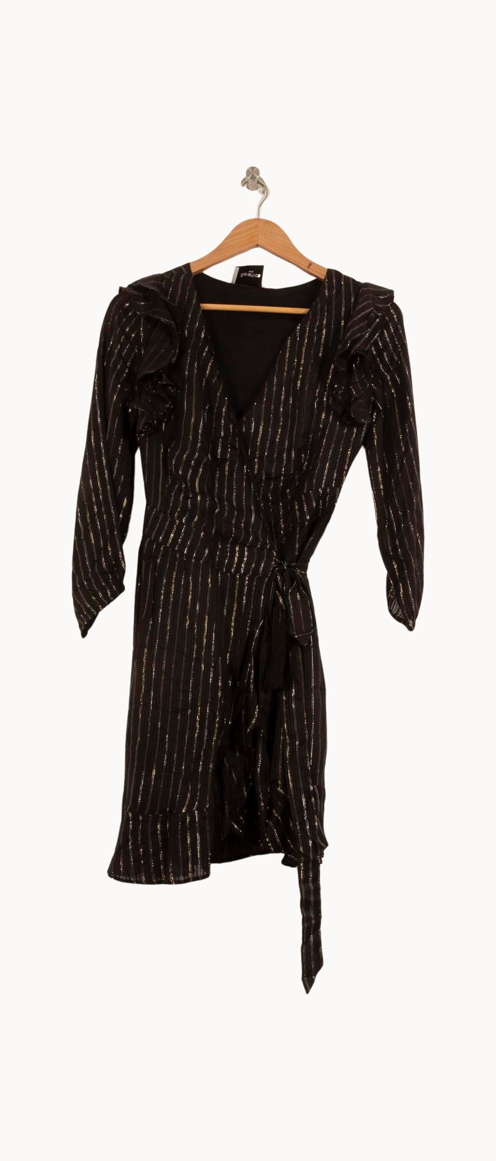 Robe Portefeuille Noire - Taille XS/34 de la marque Bérénice | PARAD63740 - Vendu par Paradigme - Image 2
