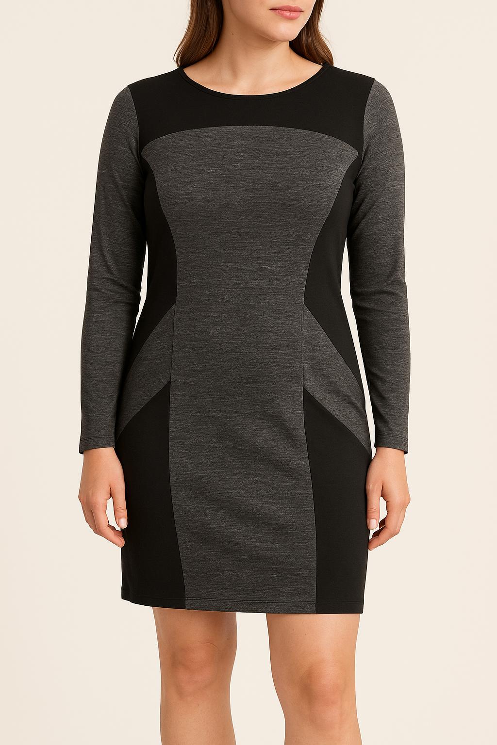 Robe Courte Noire et Grise - Taille L/40 de la marque Bérénice | PARAD63741 - Vendu par Paradigme - Image 1