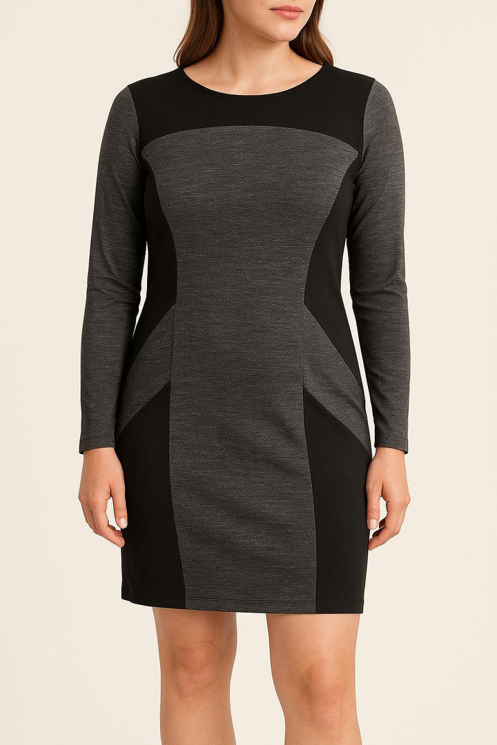 Robe Courte Noire et Grise - Taille L/40 de la marque Bérénice | PARAD63741 - Vendu par Paradigme - Image 1
