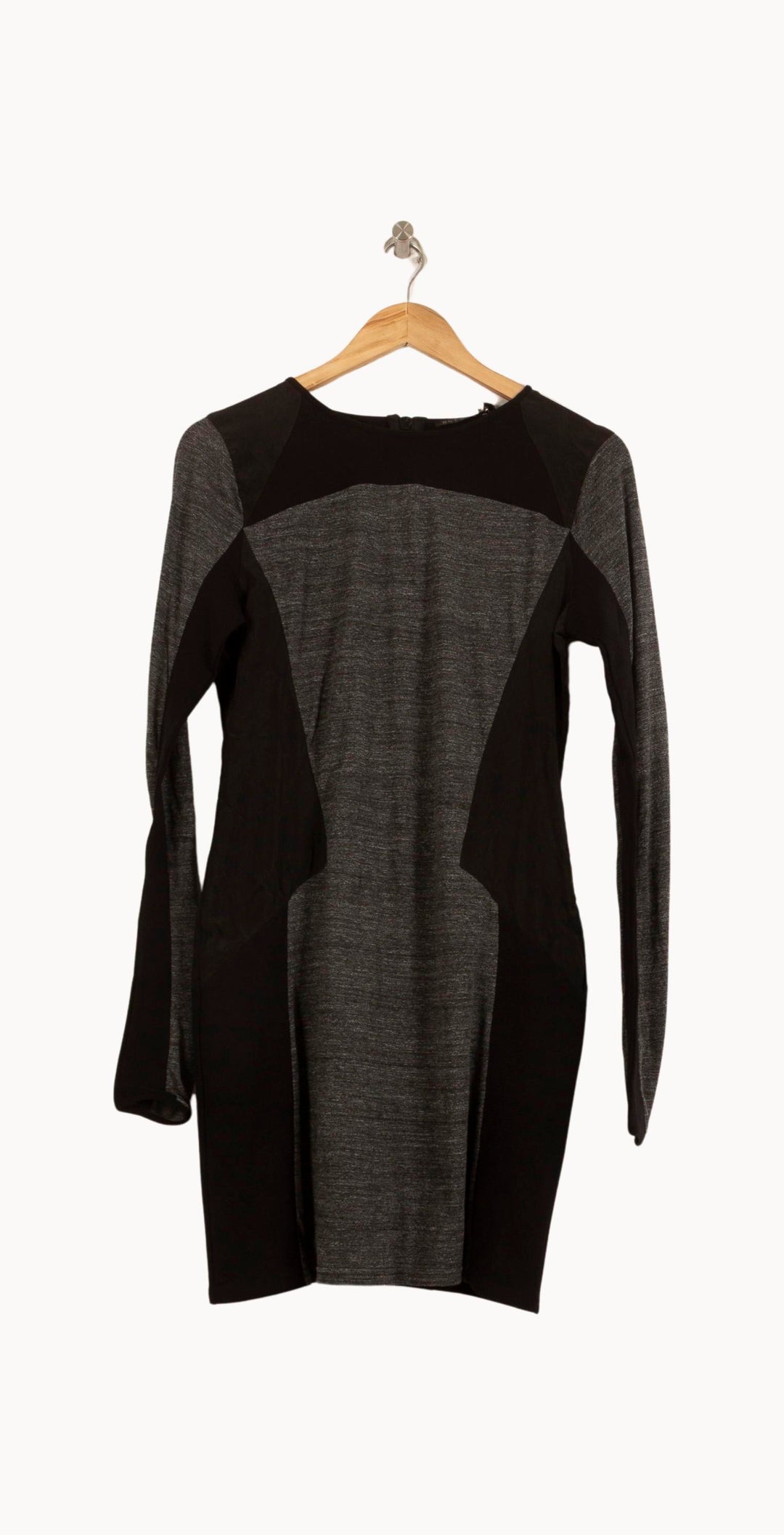 Robe Courte Noire et Grise - Taille L/40 de la marque Bérénice | PARAD63741 - Vendu par Paradigme - Image 2