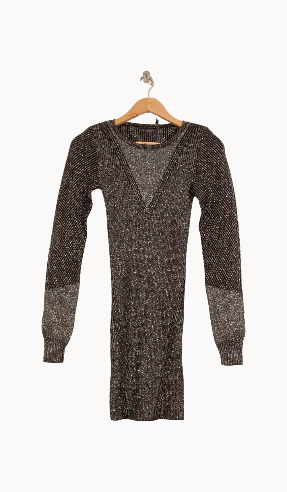 Robe Pull Grise - Taille S/36 de la marque Bérénice | PARAD63742 - Vendu par Paradigme - Image 2